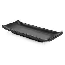 Travessa de Mesa Sushi Sashimi Elite Preta 22 cm