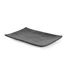 Travessa de Mesa Sushi Sashimi Elite Preta 25 cm