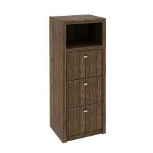 Armário Arquivo para Escritório Home Office ME4118 MDP Nogal G69 - Gran Belo