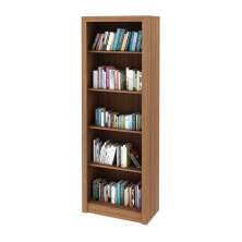 Armário Estante Alto para Escritório Home Office ME4104 MDP Amendoa G69 - Gran Belo