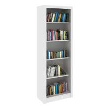 Armário Estante Alto para Escritório Home Office ME4104 MDP Branco G69 - Gran Belo