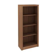 Armário Estante Alto para Escritório Home Office ME4137 MDP Amendoa G69 - Gran Belo