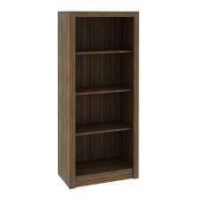 Armário Estante Alto para Escritório Home Office ME4137 MDP Nogal G69 - Gran Belo