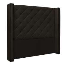 Cabeceira Decorativa King Size 2,19M Loewe PU Marrom G63 - Gran Belo