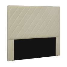 Cabeceira Decorativa Queen Size 1,60M Baelon Pu Marfim G63 - Gran Belo
