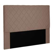 Cabeceira Decorativa Queen Size 1,60M Baelon Suede Caramelo G63 - Gran Belo