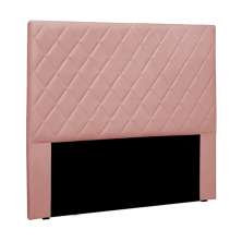 Cabeceira Decorativa Queen Size 1,60M Baelon Veludo Rosa G63 - Gran Belo