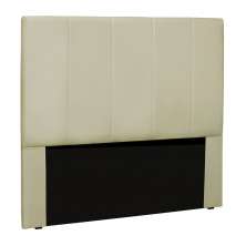 Cabeceira Decorativa Queen Size 1,60M Erza PU Marfim G63 - Gran Belo