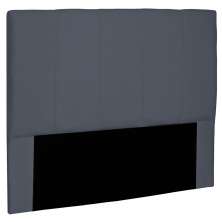 Cabeceira Decorativa Queen Size 1,60M Erza Suede Cinza G63 - Gran Belo