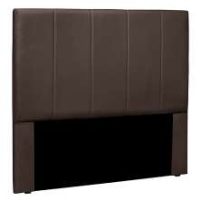 Cabeceira Decorativa Queen Size 1,60M Erza Veludo Marrom G63 - Gran Belo