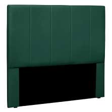 Cabeceira Decorativa Queen Size 1,60M Erza Veludo Verde Floresta G63 - Gran Belo