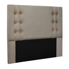 Cabeceira Decorativa Queen Size 1,60M Kors Linho Areia G63 - Gran Belo