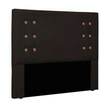 Cabeceira Decorativa Queen Size 1,60M Kors PU Marrom G63 - Gran Belo