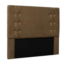 Cabeceira Decorativa Queen Size 1,60M Kors Suede Caramelo G63 - Gran Belo