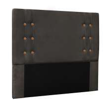 Cabeceira Decorativa Queen Size 1,60M Kors Suede Cinza G63 - Gran Belo