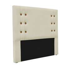 Cabeceira Decorativa Queen Size 1,60M Kors Veludo Bege G63 - Gran Belo