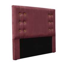 Cabeceira Decorativa Queen Size 1,60M Kors Veludo Vinho G63 - Gran Belo