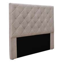 Cabeceira Decorativa Queen Size 1,60M Tàzio Linho Areia G63 - Gran Belo
