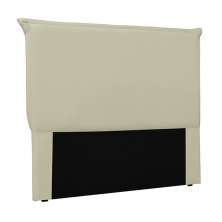 Cabeceira Decorativa Queen Size 1,60M Trento PU Marfim G63 - Gran Belo