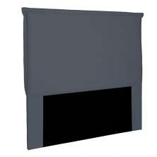 Cabeceira Decorativa Queen Size 1,60M Trento Suede Cinza G63 - Gran Belo