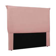 Cabeceira Decorativa Queen Size 1,60M Trento Veludo Rosa G63 - Gran Belo