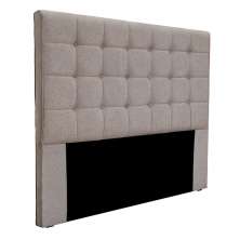 Cabeceira Decorativa Queen Size 1,60M Tropea Linho Areia G63 - Gran Belo