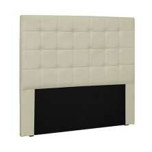 Cabeceira Decorativa Queen Size 1,60M Tropea PU Marfim G63 - Gran Belo