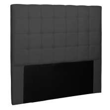 Cabeceira Decorativa Queen Size 1,60M Tropea Suede Preto G63 - Gran Belo