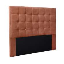 Cabeceira Decorativa Queen Size 1,60M Tropea Veludo Cobre G63 - Gran Belo