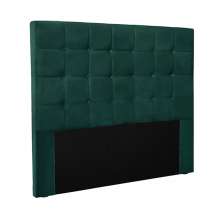 Cabeceira Decorativa Queen Size 1,60M Tropea Veludo Verde Floresta G63 - Gran Belo