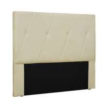 Cabeceira Decorativa Queen Size 1,60M Yves Veludo Bege G63 - Gran Belo