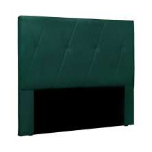 Cabeceira Decorativa Queen Size 1,60M Yves Veludo Verde Floresta G63 - Gran Belo