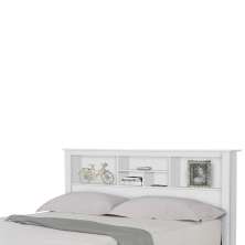 Cabeceira para Cama de Casal Cuba Branco G68 - Gran Belo
