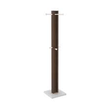 Cabideiro para Quarto Sala de Estar AZ1018 MDP Nogal/Branco G69 - Gran Belo