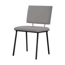 Cadeira Decorativa Sala de Jantar Fennel Linho Cinza G17 - Gran Belo