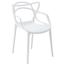 Cadeira Decorativa Sala e Cozinha Feliti (PP) Branca G56 - Gran Belo