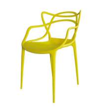 Cadeira Externa de Plástico Reciclável Decorativa Amsterdam Amarelo L15 - Gran Belo