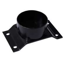 Chapinha Chapa Elevada com Tubo Fixação Pés Palito Rosca 5/16 Preto G59