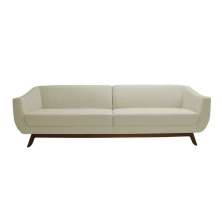 Sofá Boomer 210cm Veludo Bege - Gran Belo Decor