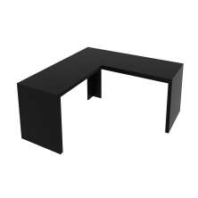 Mesa Angular para Escritório Home Office ME4116 MDP Preto G69 - Gran Belo