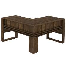 Mesa Angular para Escritório Home Office ME4145 MDP Nogal G69 - Gran Belo