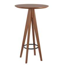 Mesa Decorativa Bistro Madeira Maciça Ozil Imbuia G42 - Gran Belo