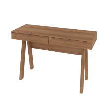 Mesa Escrivaninha para Escritório Home Office ME4128 MDP Amendoa G69 - Gran Belo