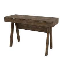 Mesa Escrivaninha para Escritório Home Office ME4128 MDP Nogal G69 - Gran Belo