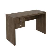 Mesa com 2 Gavetas para Escritório Home Office ME4123 MDP Nogal G69 - Gran Belo