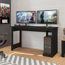 Mesa de Computador Decorativa Camper MDP/BP Preto G11 - Gran Belo