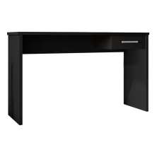 Mesa para Escritório Home Office com Gaveta Emma Preto Texturizado G47 - Gran Belo