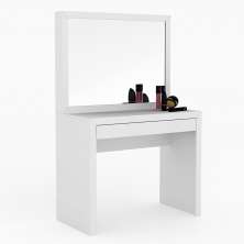 Penteadeira para Quarto Decorativa PE2000 MPD Branco G69 - Gran Belo