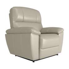 Poltrona do Papai Reclinável Elétrica Armênia Power Touch Couro Off White G40 - Gran Belo