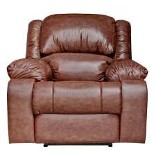 Poltrona do Papai Reclinável Manual Magnum PU Sintético Marrom G23 - Gran Belo